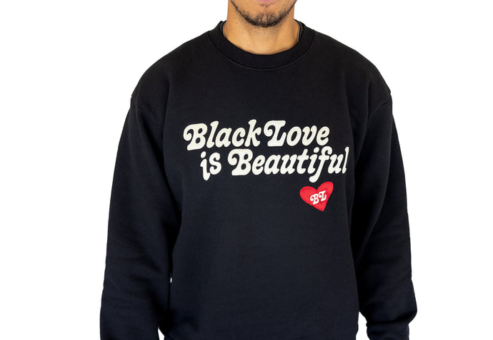 BLACK LOVE IS BEAUTIFUL Embroidered Sweatshirt