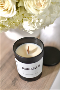 Black Love Is _____ Organic Slow Burning Candle